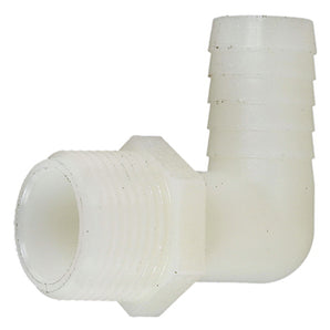 Hose Barb Male 90D G21N90-038-063 3/8in x 5/8in