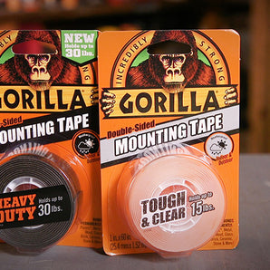 Gorilla Mounting Tape Clear-1In X 60In