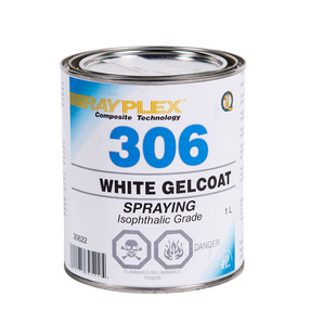 Gelcoat Sprayable White Unwaxed - 946ml