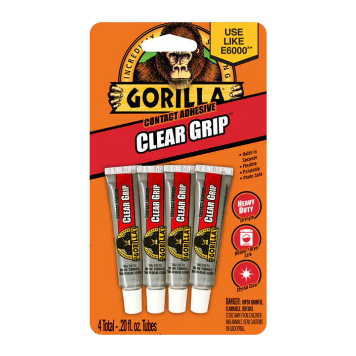 Gorilla Glue Clear Grip 4-Pack – product packaging