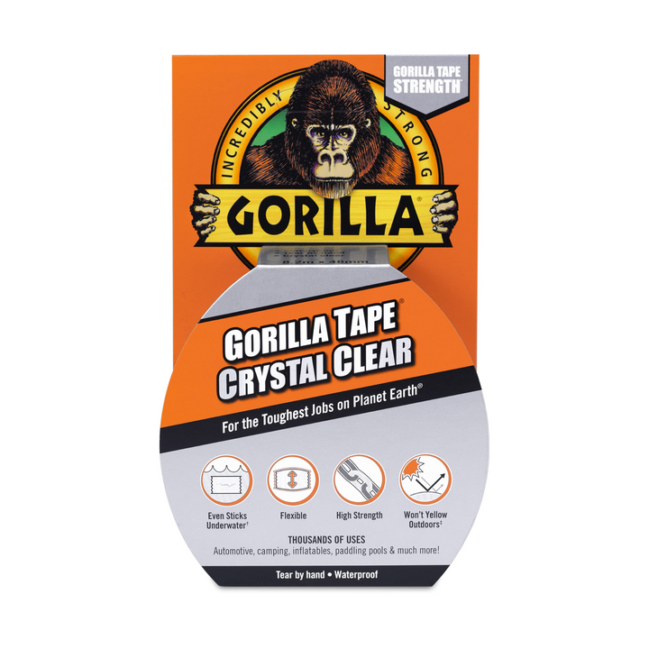 Gorilla Tape Crystal Clear – product packaging