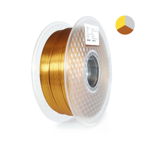 Hello3D SILK PLA Tri-Colour Gold/Silver/Copper