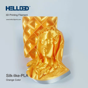 Hello3D Silk PLA Filament Orange
