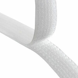 Velcro White Hook - 1"