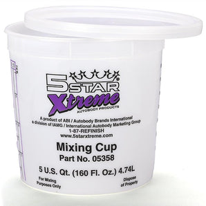 5 Star Mixing Tub 5 Quart (case 100)