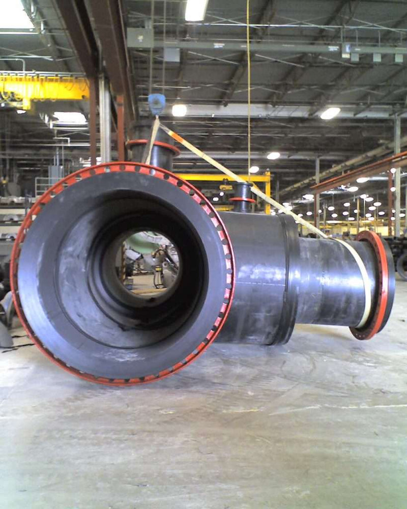 Large fabricated tee assembly — PipeGrade application example