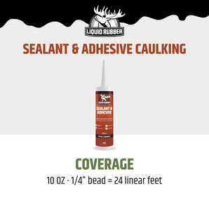 Liquid Rubber Hybrid Sealer Caulk - 290 mL