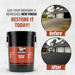 Liquid Rubber Driveway Restore Sealer - 18.9 L