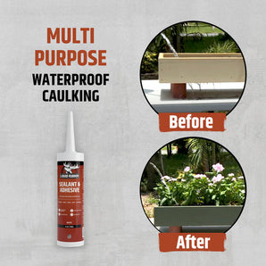 Liquid Rubber Hybrid Sealer Caulk - 290 mL