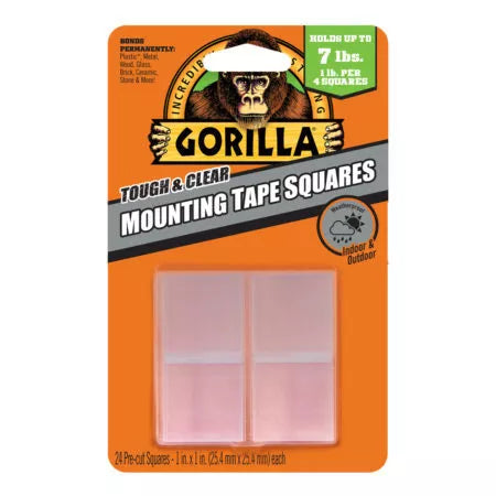 Gorilla Mounting Squares Clear – product packaging