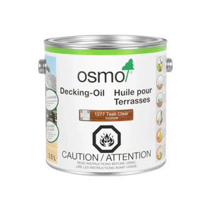 Osmo Decking Oil Teak Clear 1277-2.5 Litre