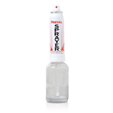 Preval sprayer with aerosol power unit and glass reservoir