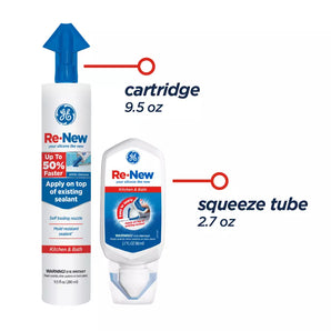 General Electric Re-New Kitchen & Bath Silicone 9.5oz