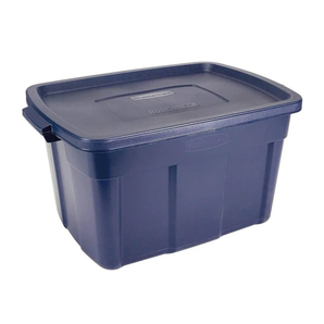 Rubbermaid Rough Tote Blue & Lid