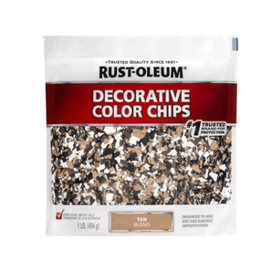Rustoleum Epoxy Flakes Tan 1lb