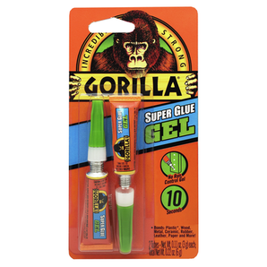 Gorilla Super Glue Gel - 2 pack