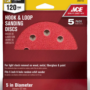 Ace Hook & Loop Sand Disc 120G 2002152