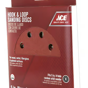 Ace Hook & Loop Sand Disc - 15pk - 220G 2062628