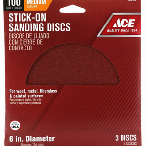 Ace Peel & Stick Sanding Disc 100G 23229