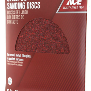 Ace Peel & Stick  Sanding Disk 40G 23232