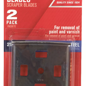 Ace Red Scraper Blade 4-Edge-2.5In