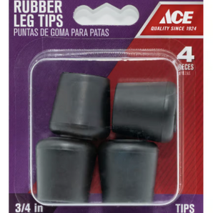 Ace Rubber Tips 3/4 4-Pak 51240