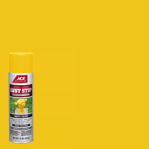 Ace Rust Stop Spray Safety Yellow