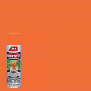 Ace Rust Stop Spray Safety Orange