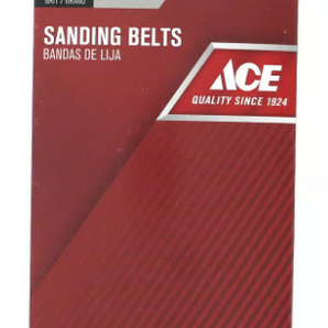 Ace Sand Belt Asst Grit 2065845