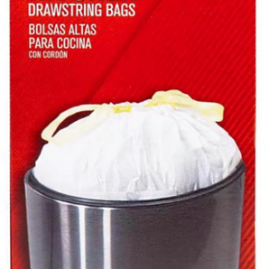 Ace Tall Kitchen Bag W/Draw - 13gal - 45pk