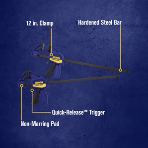ACE Irwin Bar Clamp 12In Quick Grip 2360279