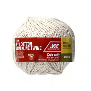 Ace Cotton Chalkline Twine #18 200ft 71638