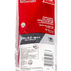 Ace Drop Cloth Plastic - 9ftx12ft - 11868