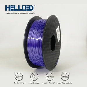 Hello3D Silk PLA Filament Fog Blue