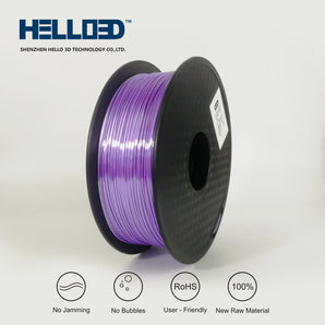 Hello3D Silk PLA Filament Lavender