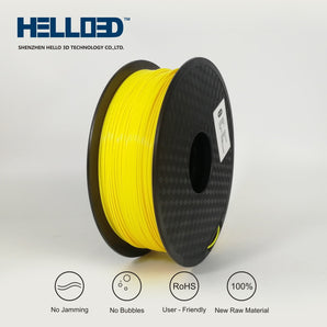 Hello3D Silk PLA Filament Yellow
