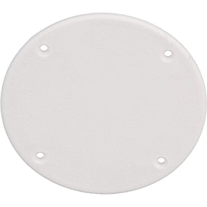 Seachoice Mounted Boat Plate Cover Round - Arctic White 5 5/8In 50-39601