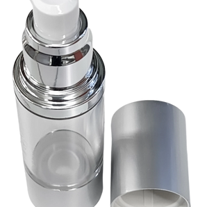 Silver Airless Pump Bottle