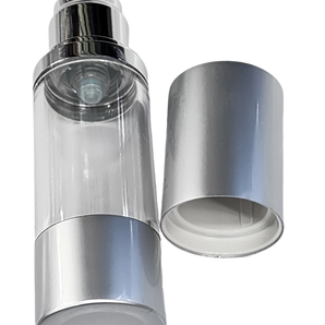 Silver Airless Pump Bottle