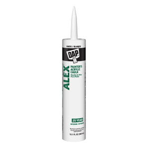 DAP Alex White Acrylic Painter's Caulk - 10.1oz