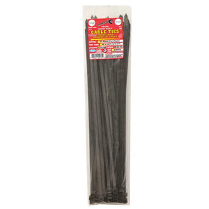 Tool City Cable Tie UV Nylon Extra Heavy Black 14171 17"