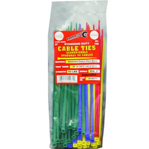 Tool City Cable Tie Standard Assorted 14071 8"
