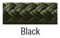 Seachoice Double-Braid Nylon Dock Line Black 3/8Inx15Ft 50-42431