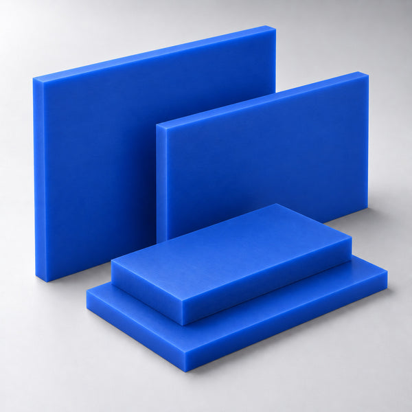 Nylatech® Blue cast nylon sheet in assorted stock sizes