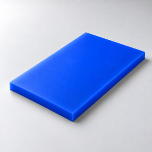 Nylatech® Food Grade Blue cast nylon sheet, illustrative stock view