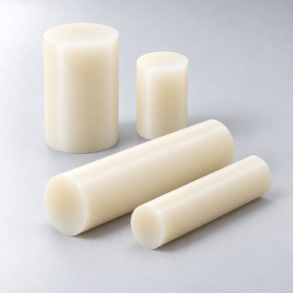 Nylatech® Natural-Oil cast nylon rod in assorted stock sizes