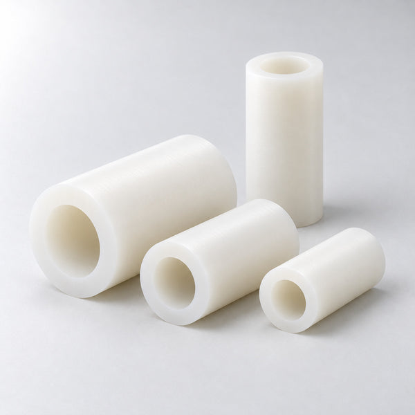 Nylatech® Natural cast nylon tube in assorted stock sizes