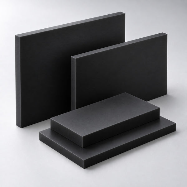 Nylatech® Super Black cast nylon sheet in assorted stock sizes