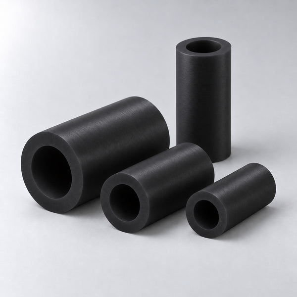 Nylatech® Super Black cast nylon tube in assorted stock sizes