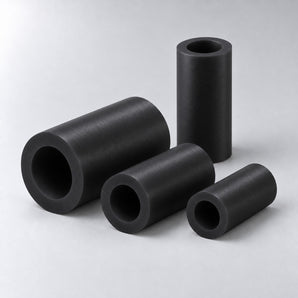 Nylatech® Super Black cast nylon tube in assorted stock sizes
